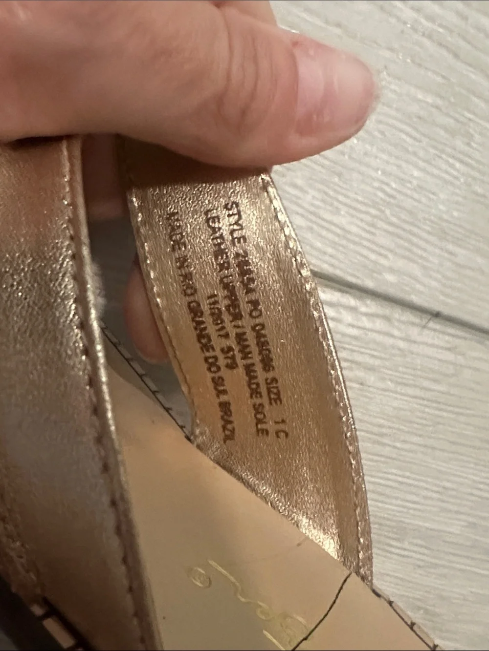 Lilly Pulitzer Rose Gold Thong Sandals